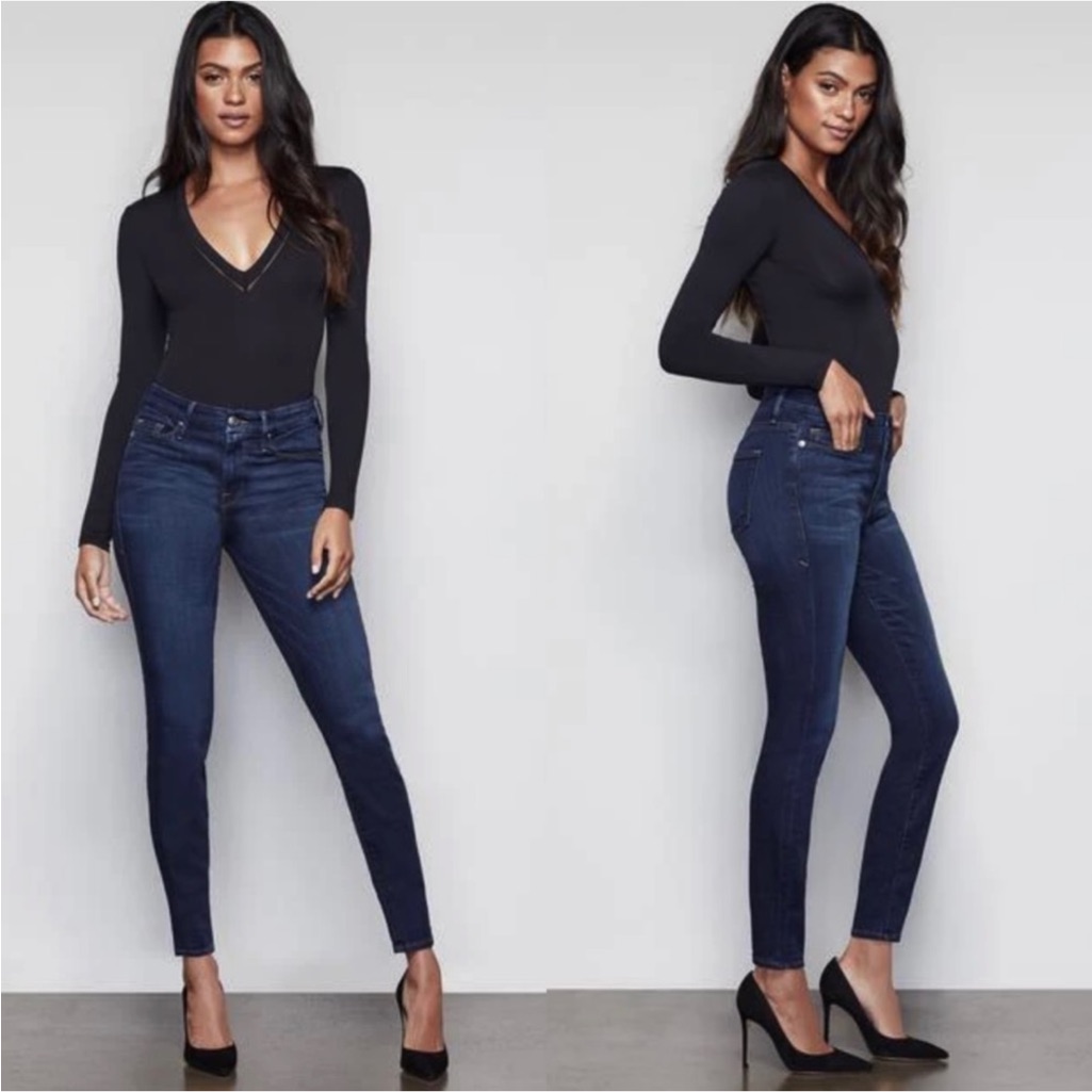 Good American Good Waist Crop Jeans